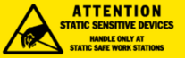 Static Sensitive Devices Labels 5/8" x 2"