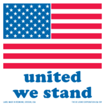 United We Stand Labels 4" x 4"