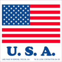 U.S.A. Labels 2" x 2"