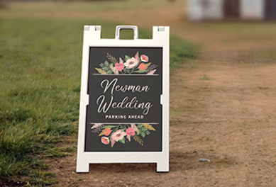 Wedding A Frame Signs