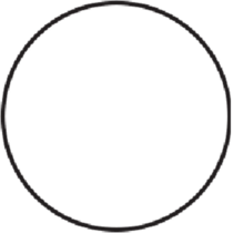 White Circle Labels 1" Diameter