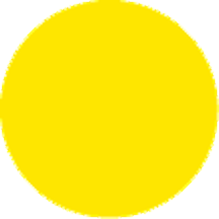 Yellow Circle Labels  Label Size: 1" Diameter QTY: 1000 